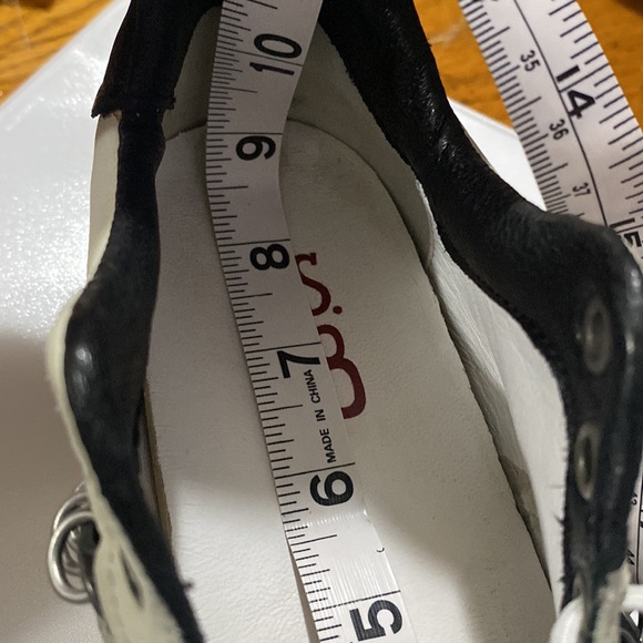 A.S.98 SNEAKERS SIZE 36 COLOR WHITE, BLACK & SILVER. *UNISEX* - Picture 9 of 11